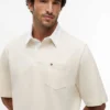 Polo de râguebi em jersey crepe de corte largo Polo de râguebi em jersey crepe de corte largo