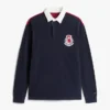 Polo de râguebi Hilfiger Crest com corte descontraído Polo de râguebi Hilfiger Crest com corte descontraído