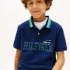 Polo elástico com logótipo Hilfiger para criança Polo elástico com logótipo Hilfiger para criança