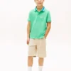 Polo elástico com logótipo Hilfiger para criança Polo elástico com logótipo Hilfiger para criança