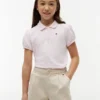 Polo elástico com mangas bufantes para criança Polo elástico com mangas bufantes para criança
