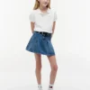 Polo elástico com mangas bufantes para criança Polo elástico com mangas bufantes para criança