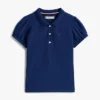 Polo elástico com mangas bufantes para criança Polo elástico com mangas bufantes para criança