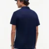 Polo em mistura de algodão e linho da New York Label Polo em mistura de algodão e linho da New York Label