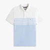 Polo em piqué com blocos de cor e corte regular Polo em piqué com blocos de cor e corte regular