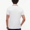 Polo em piqué com monograma e corte regular Polo em piqué com monograma e corte regular