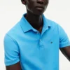 Polo em piqué elástico de corte justo Polo em piqué elástico de corte justo