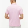 Polo em piqué elástico de corte justo Polo em piqué elástico de corte justo