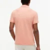 Polo em piqué elástico de corte justo Polo em piqué elástico de corte justo