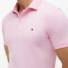 Polo em piqué elástico de corte justo Polo em piqué elástico de corte justo