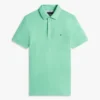 Polo em piqué elástico de corte justo Polo em piqué elástico de corte justo
