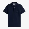 Polo em piqué elástico de corte justo Polo em piqué elástico de corte justo