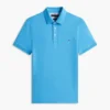 Polo em piqué elástico de corte justo Polo em piqué elástico de corte justo