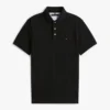 Polo em piqué elástico de corte justo Polo em piqué elástico de corte justo
