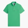 Polo em piqué elástico de corte justo Polo em piqué elástico de corte justo