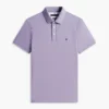 Polo em piqué elástico de corte justo Polo em piqué elástico de corte justo