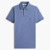 Polo em piqué elástico de corte justo Polo em piqué elástico de corte justo