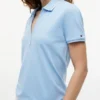 Polo Henley em piqué leve Polo Henley em piqué leve