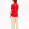 Polo infantil com blocos de cor Polo infantil com blocos de cor