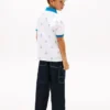 Polo infantil elástico com logótipo náutico
