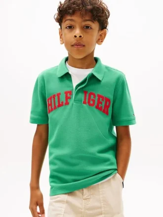 Polo infantil Hilfiger com grafismo