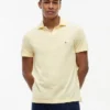 Polo Oxford Slub com textura e corte regular Polo Oxford Slub com textura e corte regular
