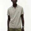 Polo Oxford Slub com textura e corte regular Polo Oxford Slub com textura e corte regular