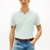 Polo Oxford Slub com textura e corte regular Polo Oxford Slub com textura e corte regular