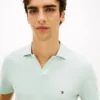 Polo Oxford Slub com textura e corte regular Polo Oxford Slub com textura e corte regular