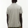 Polo Oxford Slub com textura e corte regular Polo Oxford Slub com textura e corte regular