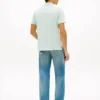 Polo Oxford Slub com textura e corte regular Polo Oxford Slub com textura e corte regular