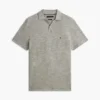 Polo Oxford Slub com textura e corte regular Polo Oxford Slub com textura e corte regular