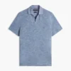 Polo Oxford Slub com textura e corte regular Polo Oxford Slub com textura e corte regular