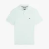 Polo Oxford Slub com textura e corte regular Polo Oxford Slub com textura e corte regular