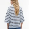 Polo às riscas com corte largo Polo às riscas com corte largo