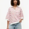Polo às riscas de corte largo Polo às riscas de corte largo
