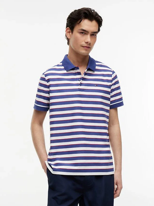 Polo às riscas Tommy Jeans de corte regular Polo às riscas Tommy Jeans de corte regular