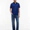Polo às riscas Tommy Jeans de corte regular