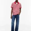 Polo às riscas Tommy Jeans de corte regular Polo às riscas Tommy Jeans de corte regular