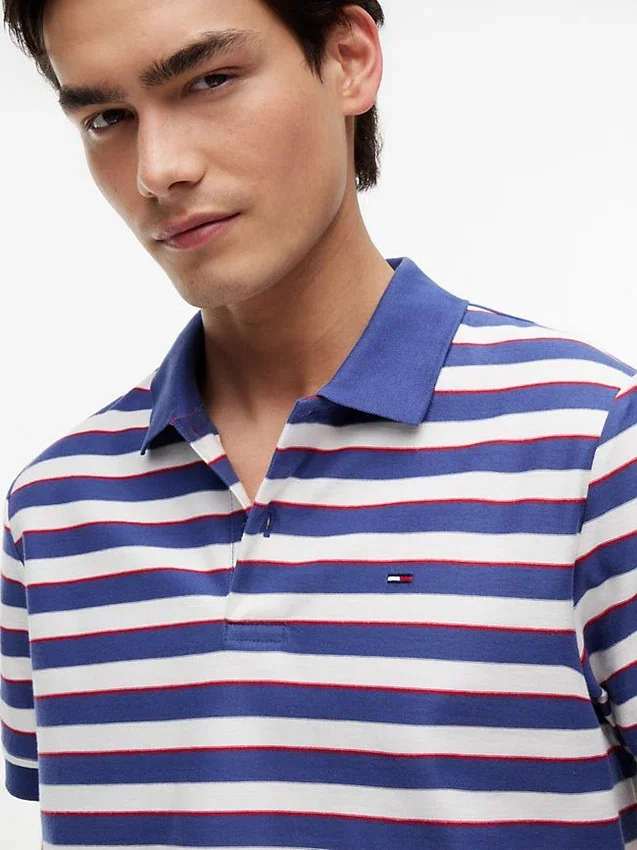 Polo às riscas Tommy Jeans de corte regular Polo às riscas Tommy Jeans de corte regular