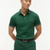 Polo Slim Fit com detalhes em contraste Polo Slim Fit com detalhes em contraste