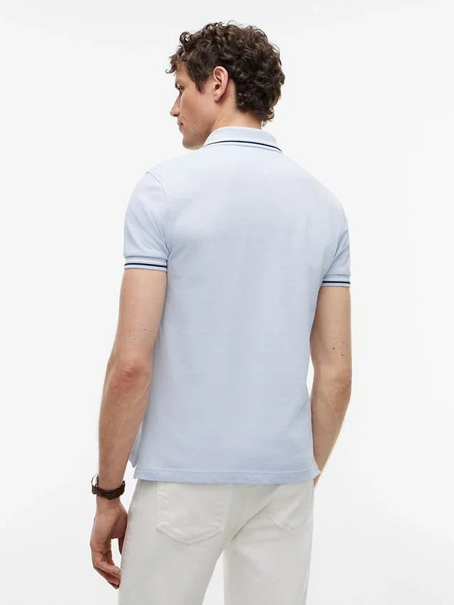 Polo Slim Fit com detalhes em contraste Polo Slim Fit com detalhes em contraste