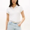 Polo Slim Fit com logótipo de folha de louro Polo Slim Fit com logótipo de folha de louro