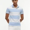 Polo Slim Fit com riscas de râguebi Polo Slim Fit com riscas de râguebi