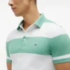 Polo Slim Fit com riscas de râguebi Polo Slim Fit com riscas de râguebi