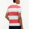 Polo Slim Fit com riscas de râguebi Polo Slim Fit com riscas de râguebi