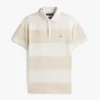 Polo Slim Fit com riscas de râguebi Polo Slim Fit com riscas de râguebi