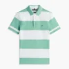 Polo Slim Fit com riscas de râguebi Polo Slim Fit com riscas de râguebi