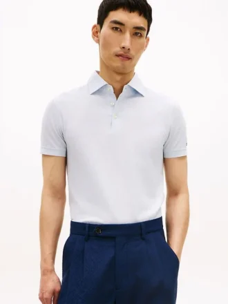 Polo Slim Fit Mercerizado da New York Label