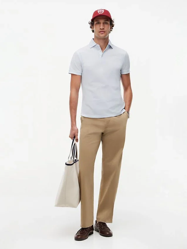 Polo Slim Fit Mercerizado da New York Label Polo Slim Fit Mercerizado da New York Label
